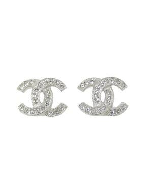 Chanel Earrings Silver-Tone Metal #371466C99B